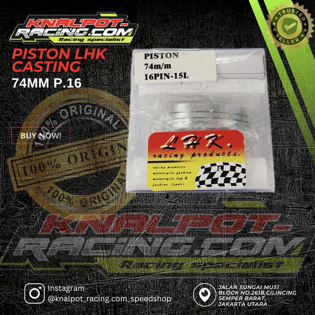 PISTON LHK CASTING DIAMETER 74 PEN 16 LHK